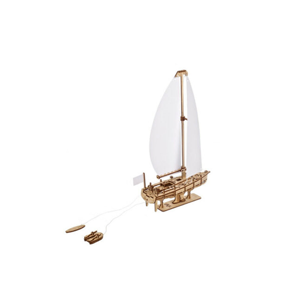 Ukraine Made Ugears Ocean Beauty Yacht Mechanical 3D Wooden Puzzle DIY Model