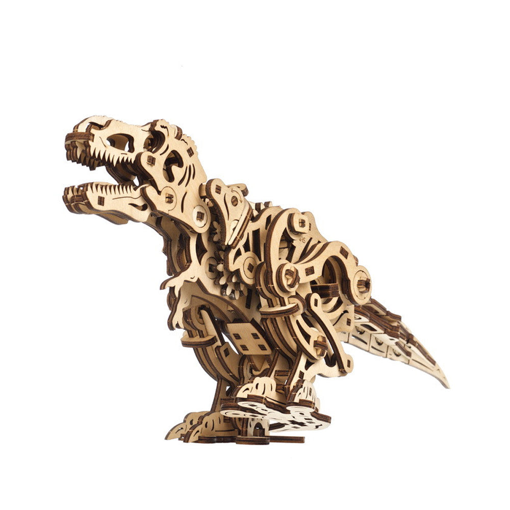 Ukraine Made Ugears Tyrannosaurus Tex Wooden Mechanical Puzzle DIY Model Kit