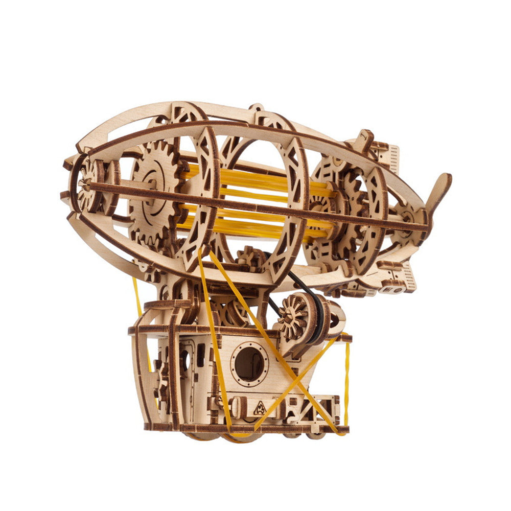 Ukraine Made Ugears Steampunk Airship Wooden Mechanical 3D Puzzle Model Kit