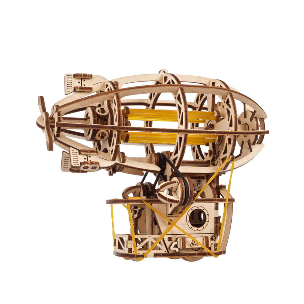 Ukraine Made Ugears Steampunk Airship Wooden Mechanical 3D Puzzle Model Kit