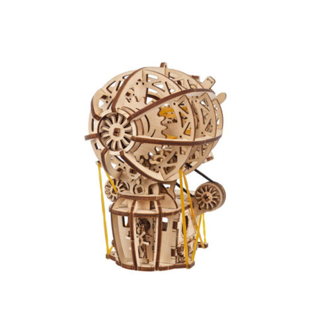 Ukraine Made Ugears Steampunk Airship Wooden Mechanical 3D Puzzle Model Kit