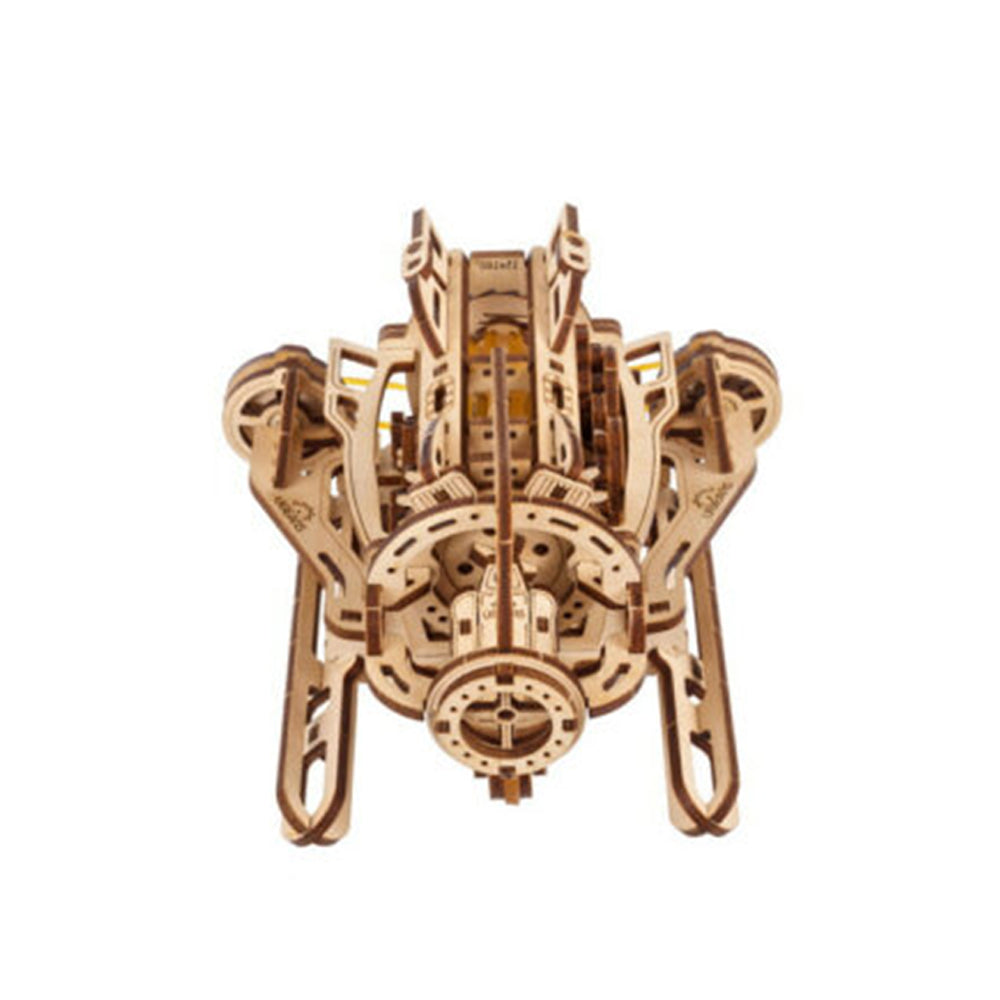 Ukraine Made Ugears Steampunk Submarine Wooden Mechanical 3D Puzzle Model Kit