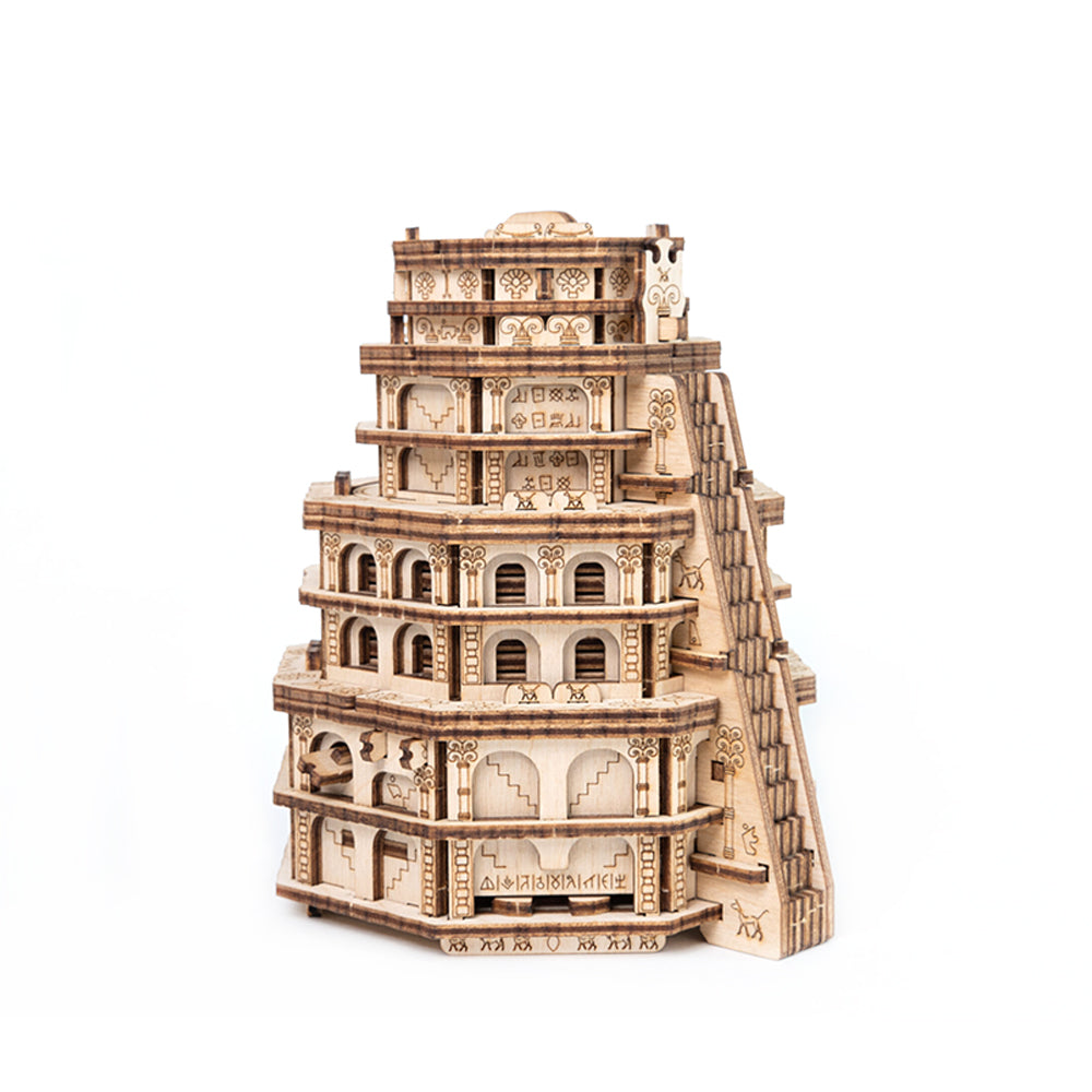 Escapewelt Quest Tower Wooden Puzzle Box Room Style Model Kit