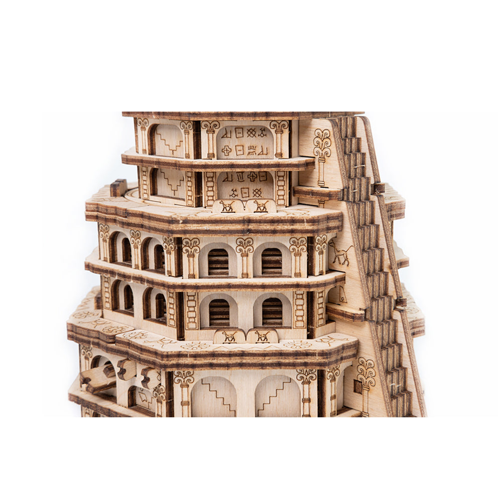 Escapewelt Quest Tower Wooden Puzzle Box Room Style Model Kit