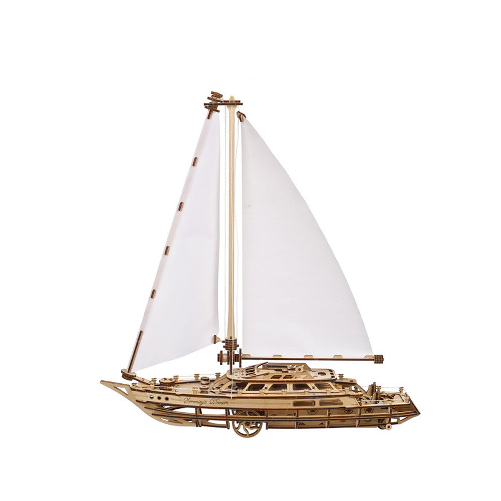 Ukraine Made Ugears Serenity's Dream Yacht Wooden 3D Puzzle Model Kit
