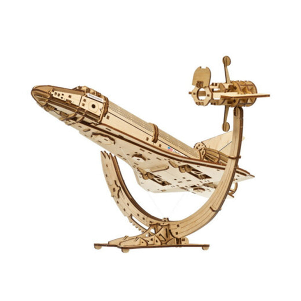 Ukraine Made Ugears NASA Space Shuttle Discovery Wooden Mechanical Model Kit