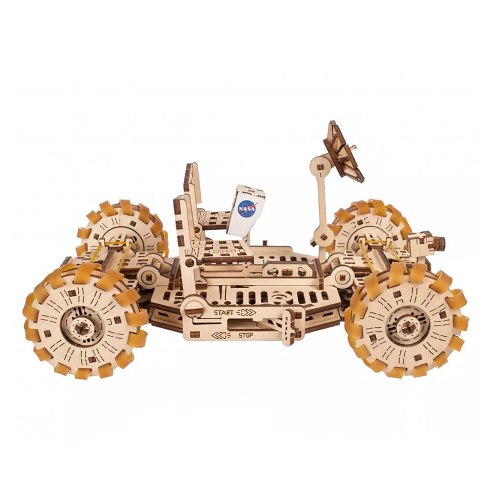 Ukraine Made Ugears NASA Lunar Rover Wooden Mechanical Puzzle Model Kit