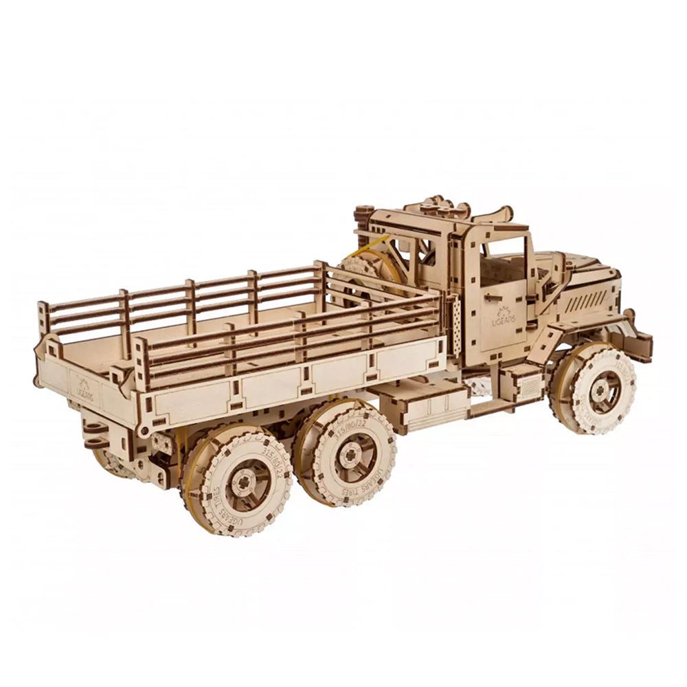 Ukraine Made Ugears Cargo Truck 3D Wooden Mechanical Puzzle Model Kit