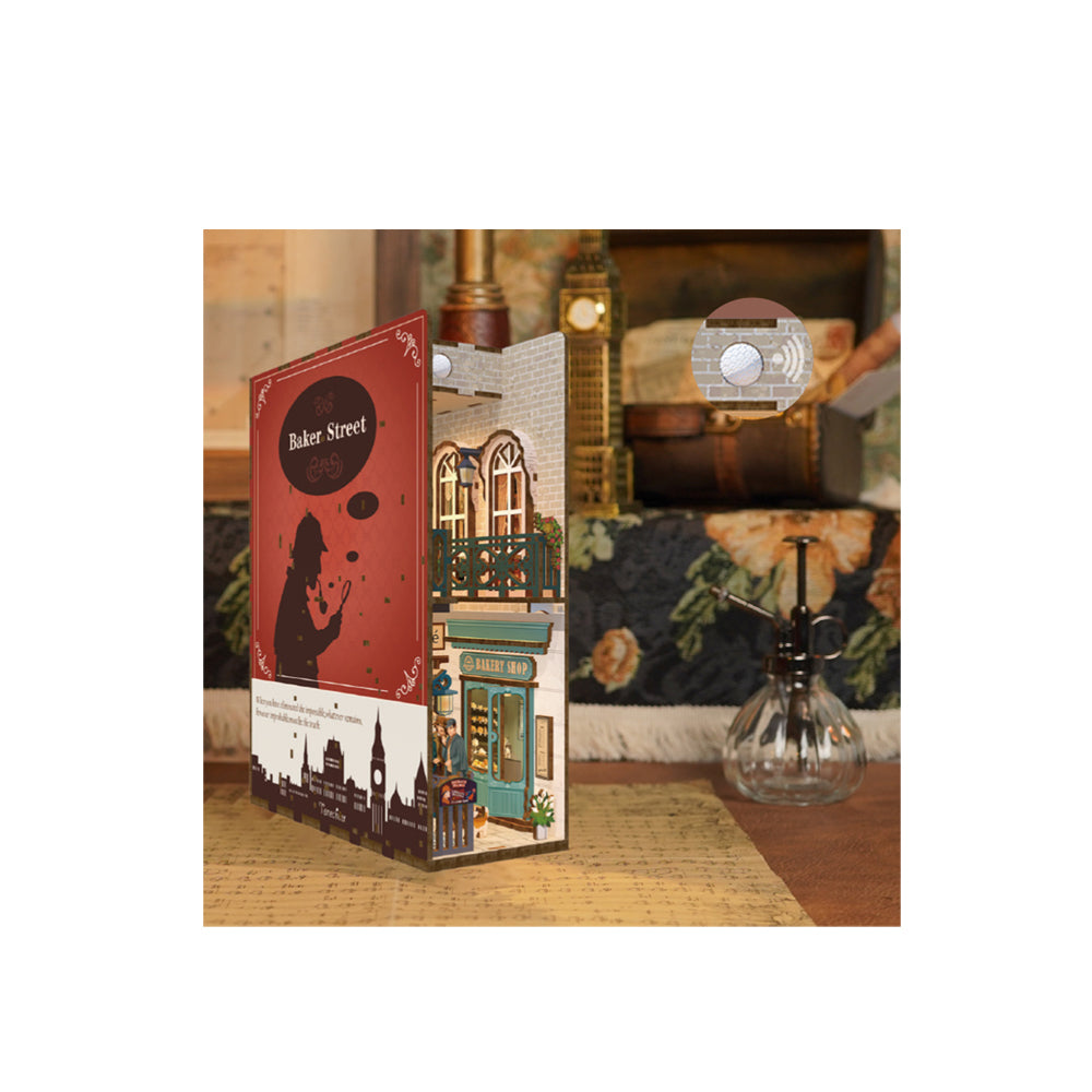 Tonecheer Baker Street 3D Book Nook DIY Construction Model Kit