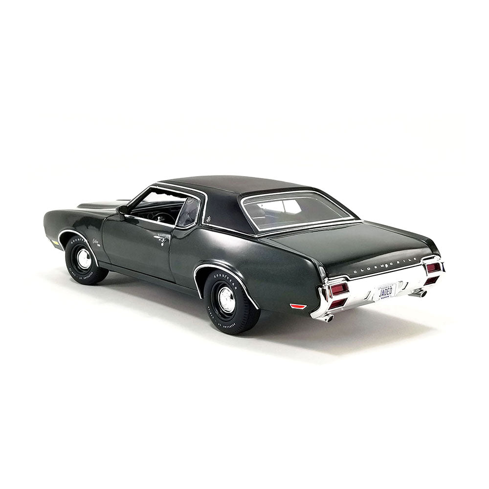 Acme 1:18 Scale Green 1971 Oldsmobile Cutlass SX Rocket 455 Diecast Car Model