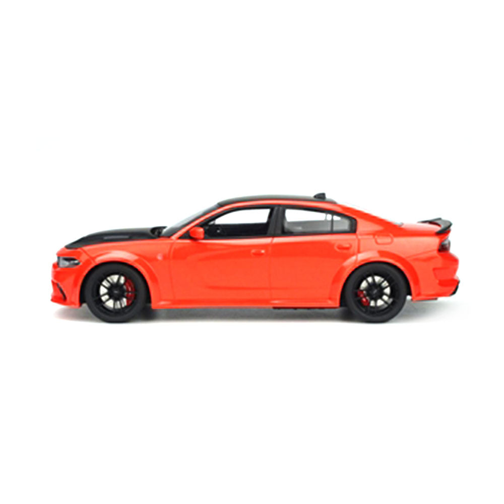 Acme 1:18 Scale Go Mango 2021 Dodge Charger SRT Hellcat Red Eye Model Car Toy
