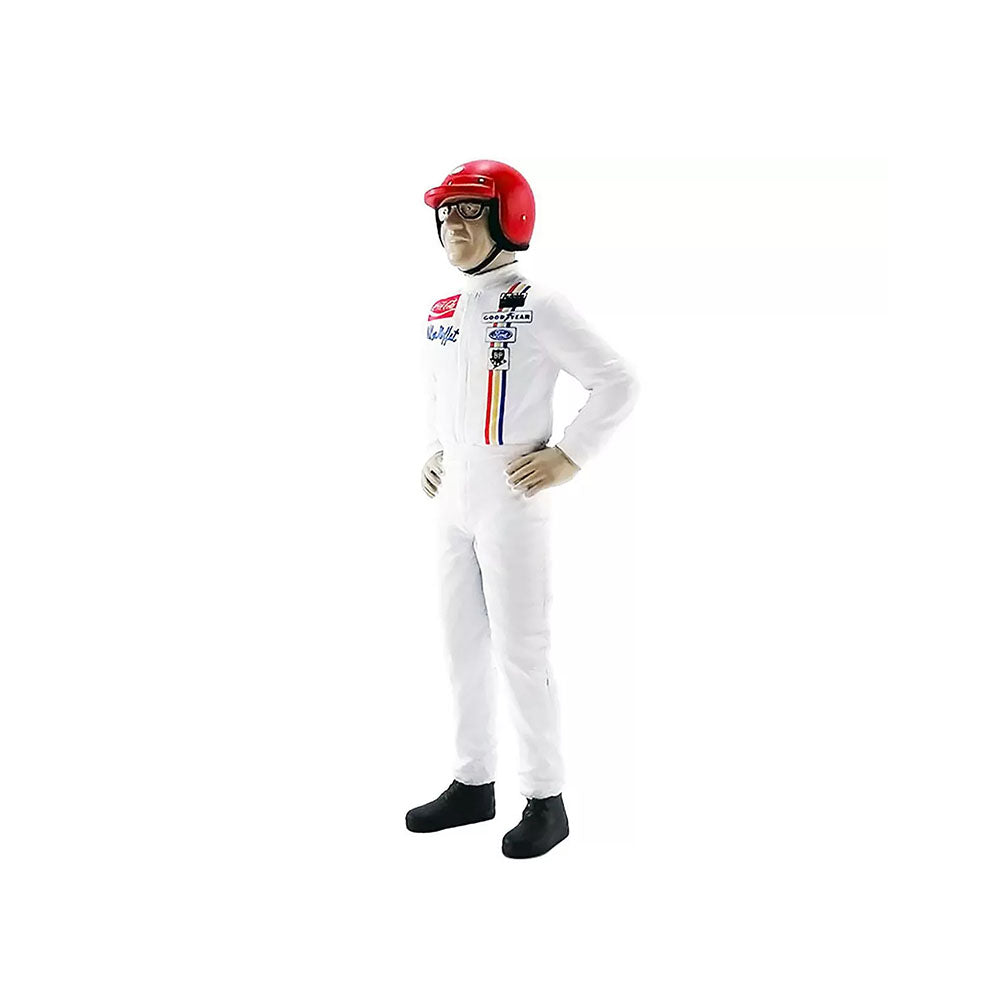 DDA 1:18 Scale Allan Moffat White Driver Figure Diorama Toy Model 1800115