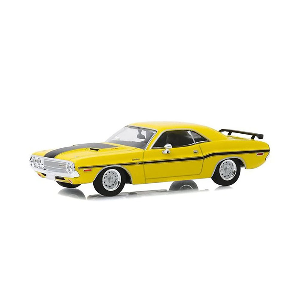 Greenlight 1:18 Scale NCIS 1970 Dodge Challenger R/T Yellow Diecast Car Model