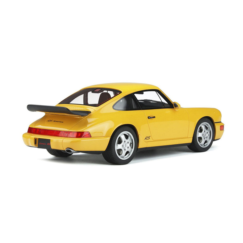 GT Spirit 1:18 Scale Porsche 964 RS America Yellow Model Car Replica GT385