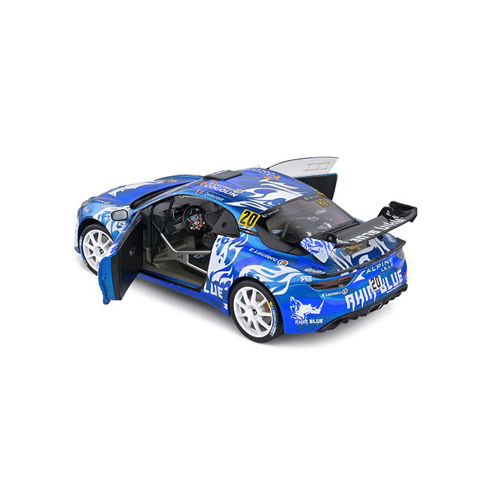 Solido 1:18 Alpine A110 Rallye #20 Du Var 2021 F.DELECOUR J-R. Guigonnet Model