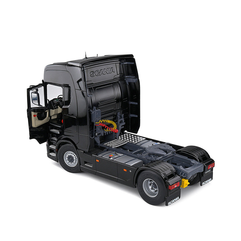 Solido 1:24 Scale Scania S580 Highline Semi Truck Black Diecast Model