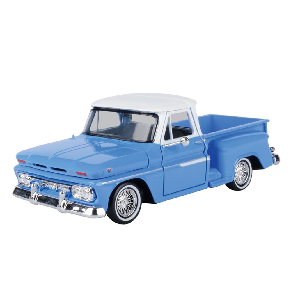 Motormax 1:24 Scale Get Low 1966 GMC C1000 Fenderside Lowrider Diecast Pickup