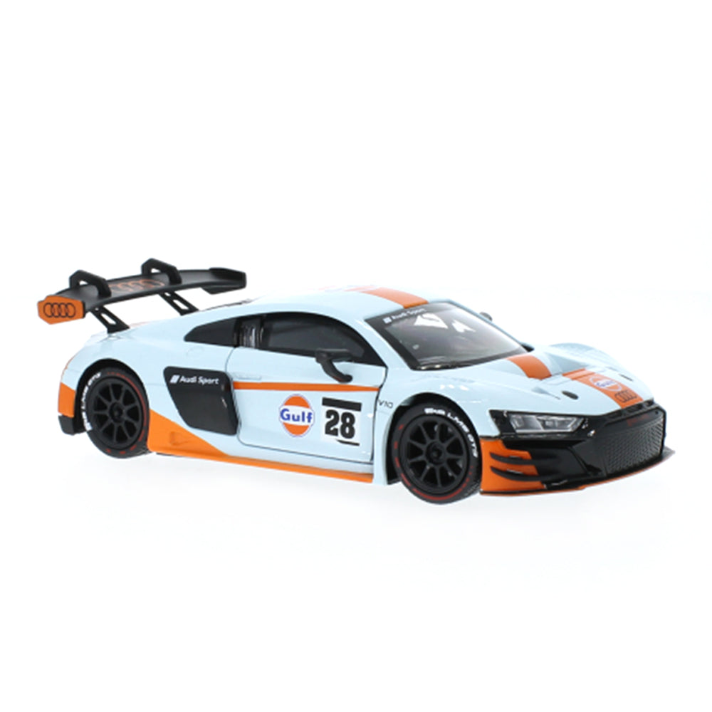 Motormax 1:24 Scale Gulf Livery Audi R8 LMS GT3 Diecast Vehicle