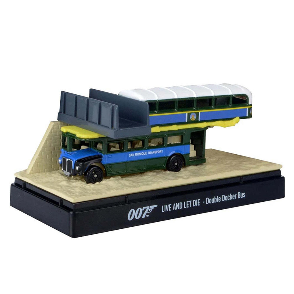 Motormax 3" Double Decker Bus Live And Let Die James Bond Diecast Model