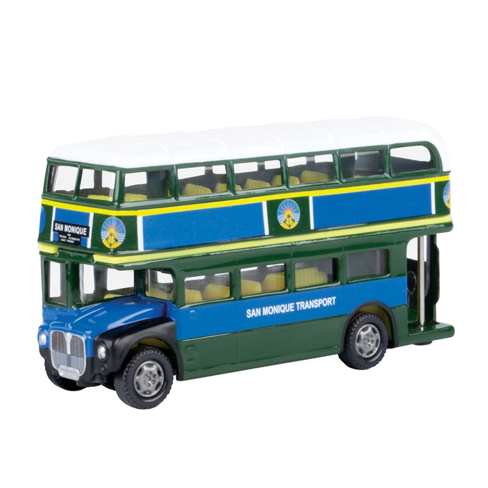 Motormax 5'' Double Decker Bus James Bond Diecast Vehicle