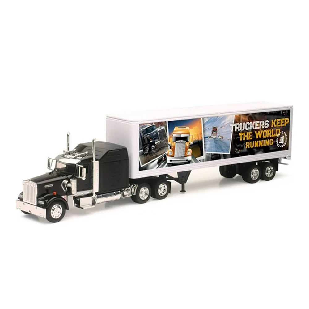 NewRay 1:32 Scale Kenworth W900 Trailer Route 66 Long Haul Truck Model