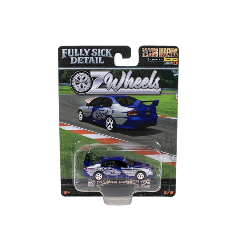 OZ Wheels 1:64 Scale FSD1 Racing Legends Ford BA Falcon Prototype Car Model Toy