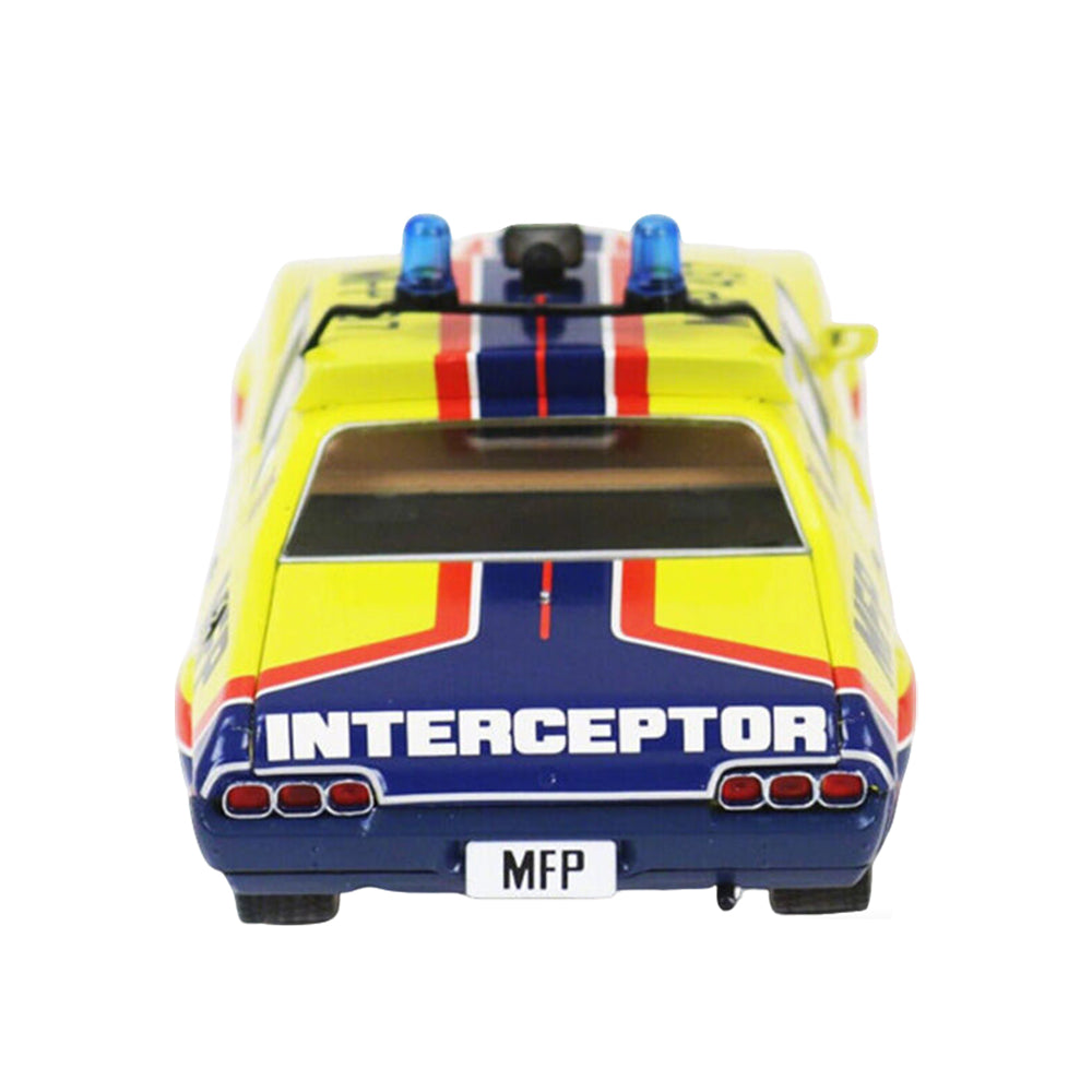 DDA 1:24 Sfragismeno Ford Falcon XA MFP Interceptor Yellow Diecast Model Car Toy