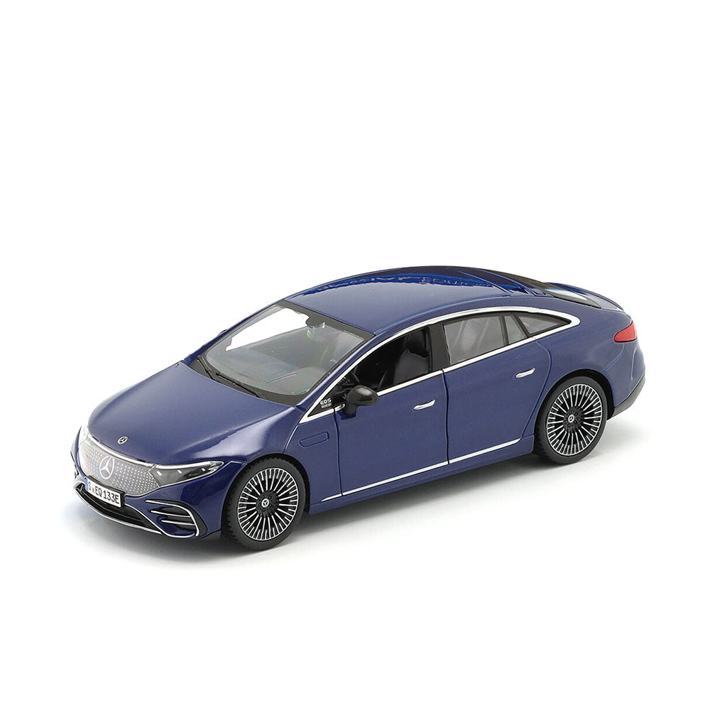 Maisto 1:27 Scale 2022 Mercedes Benz EQS Special Edition Blue Diecast Model Car