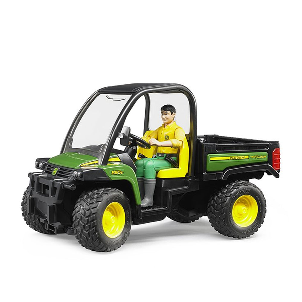 Bruder 1:16 Scale Agriculture John Deere Gator XUV 855D With Driver Figure Model