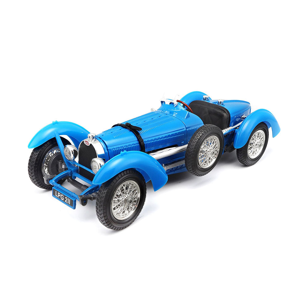 Bburago 1:18 Scale Classic Bugatti Type 59 1934 Blue Diecast Car Toy Model Replicas