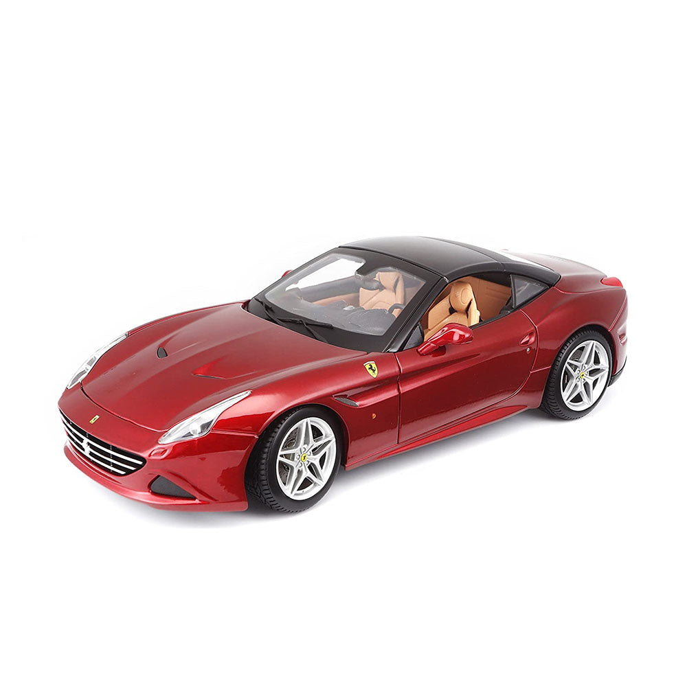 Bburago 1:18 Scale Ferrari California T Closed Top Red Diecast Car Model Toy