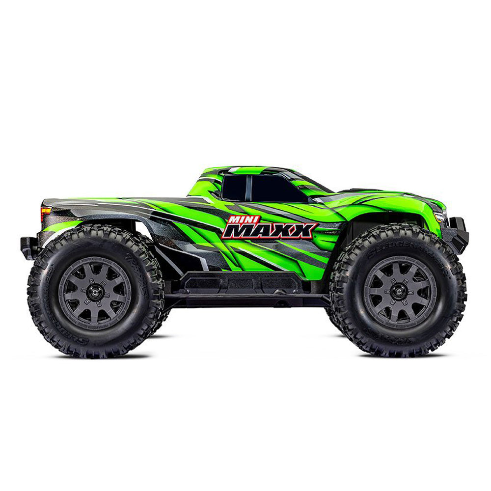 Traxxas 1:10 Scale Mini Maxx BL-2S 4WD RC Monster Truck Green Assembly Model