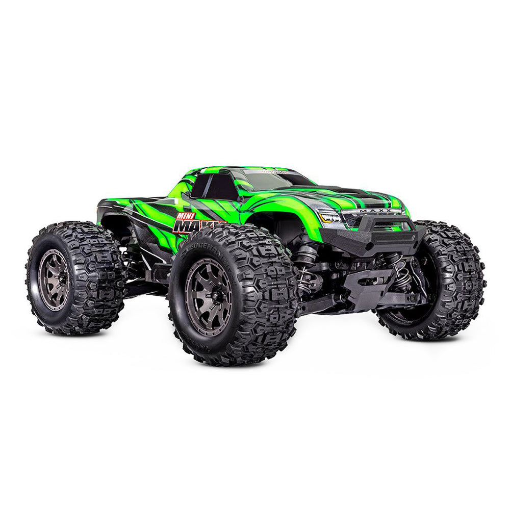 Traxxas 1:10 Scale Mini Maxx BL-2S 4WD RC Monster Truck Green Assembly Model