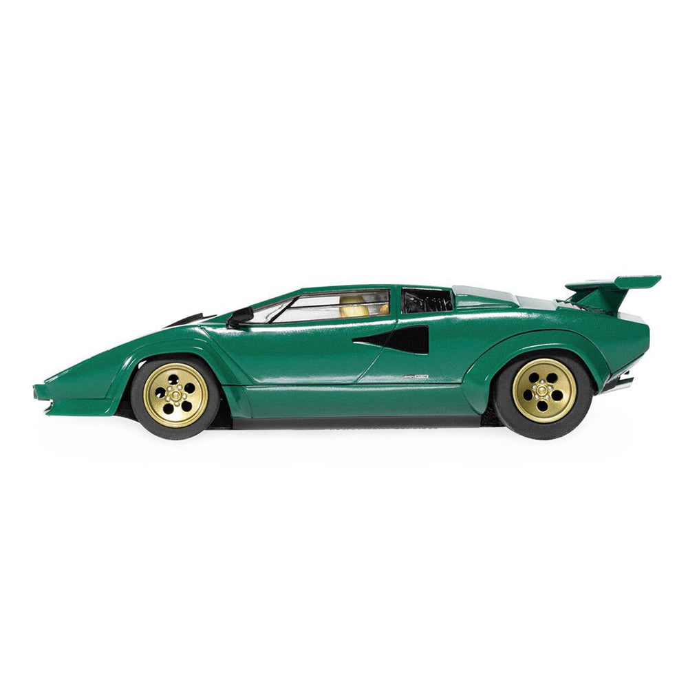 Scalextric 1:32 Scale Lamborghini Countach Green Slot Car Model Toy