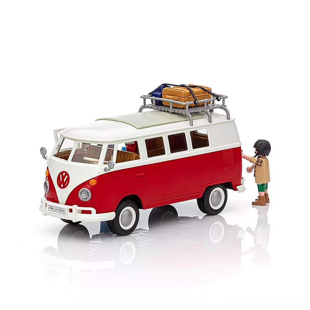 Playmobil Volkswagen T1 Camper Van Red White Kids Model Toy Gift 70176