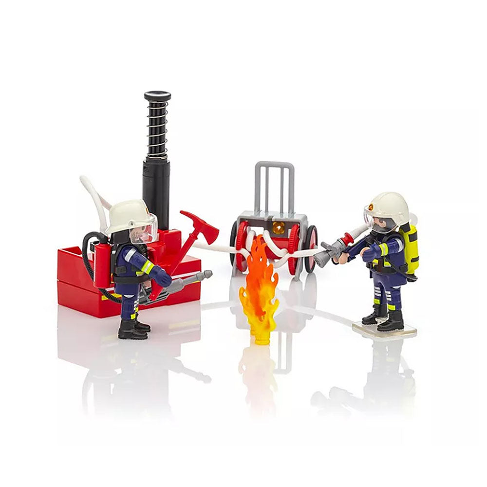 Playmobil City Action Firefighters With Water Pump Building Set Toy Model