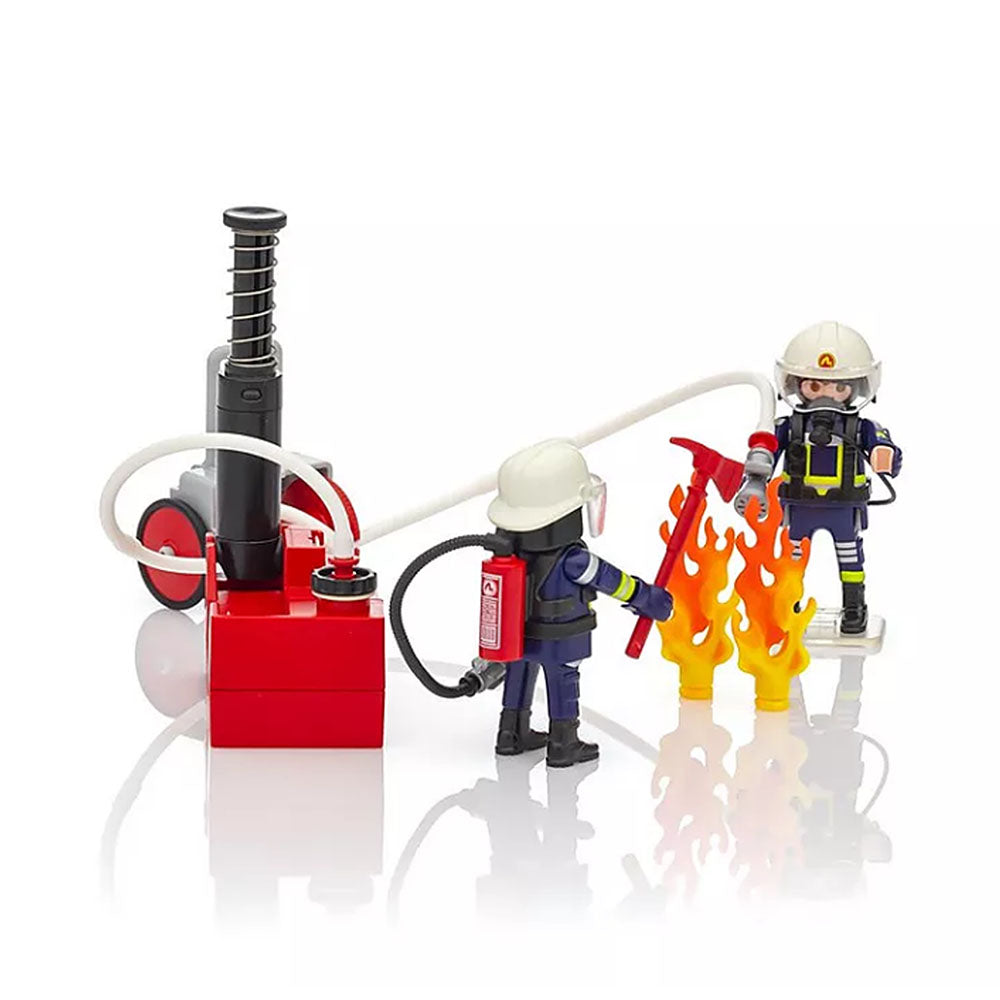 Playmobil City Action Firefighters With Water Pump Building Set Toy Model