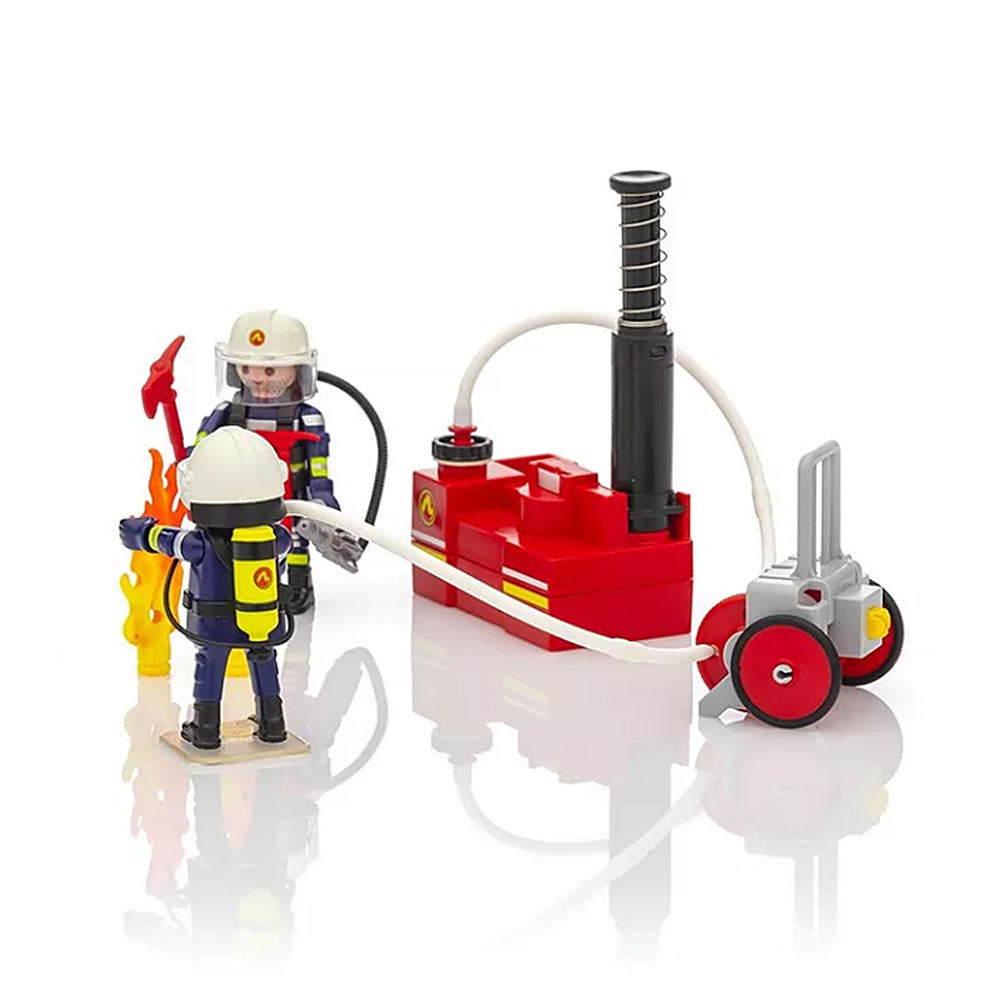 Playmobil City Action Firefighters With Water Pump Building Set Toy Model
