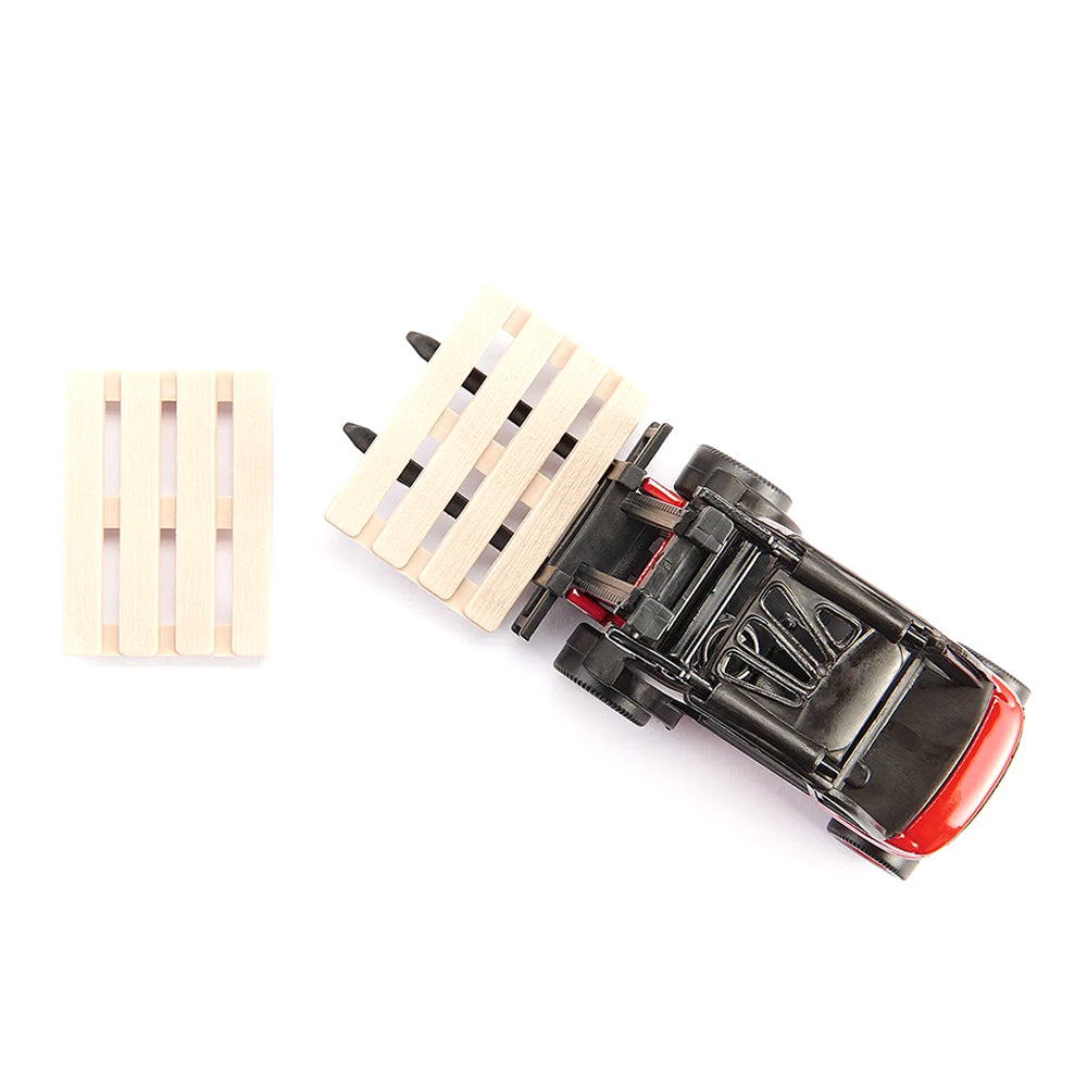 Siku 1:50 Scale Linde Forklift Truck With Two Pallets Diecast Model