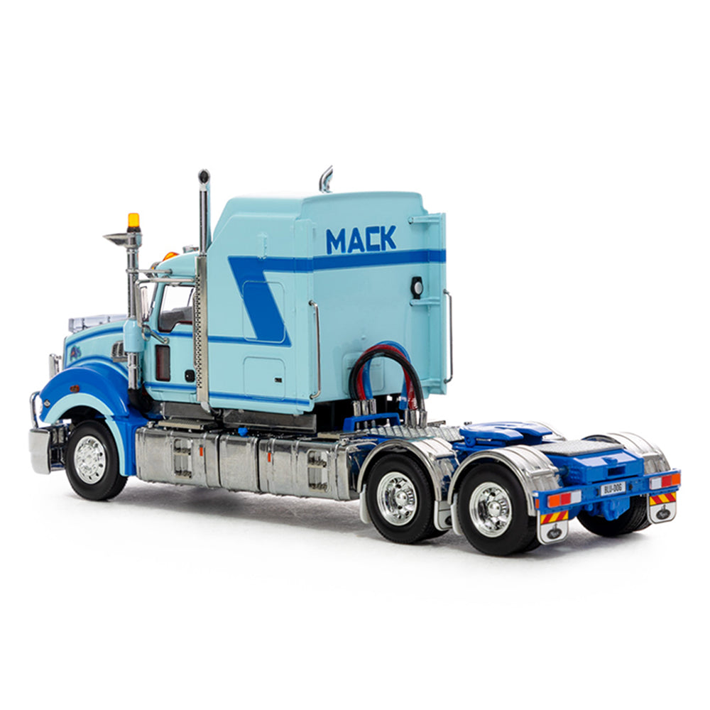 Drake 1:50 Scale Mack Late Edition Superliner Light Blue Model Truck Collectible
