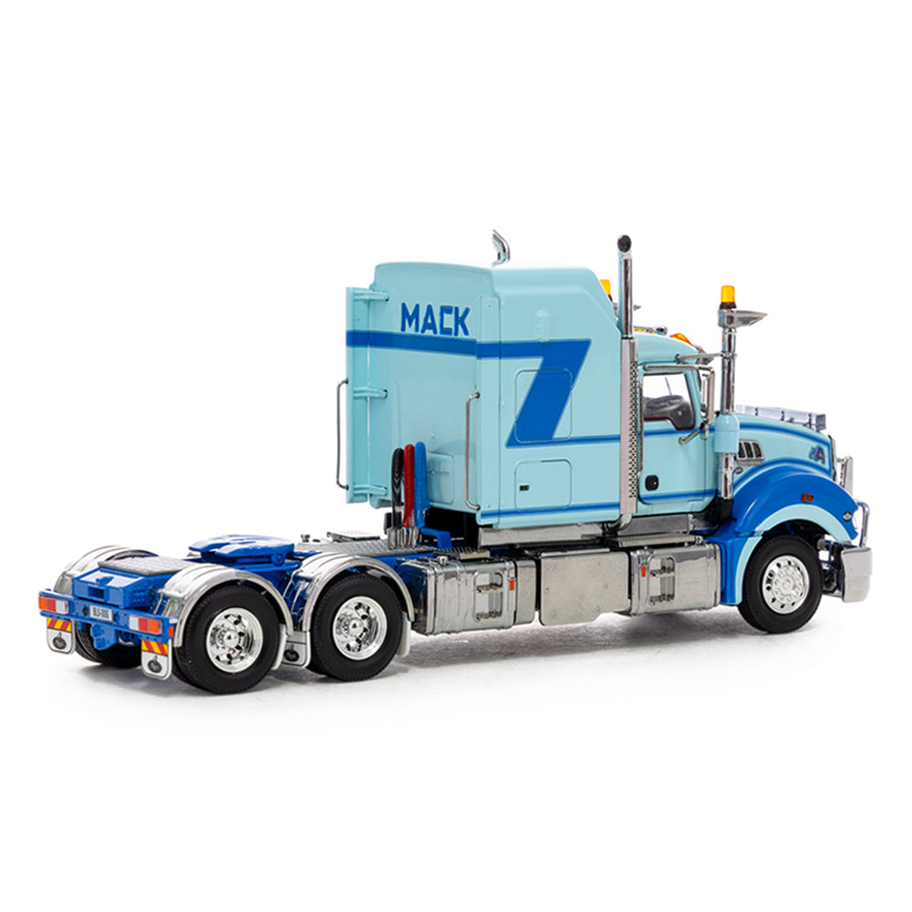 Drake 1:50 Scale Mack Late Edition Superliner Light Blue Model Truck Collectible