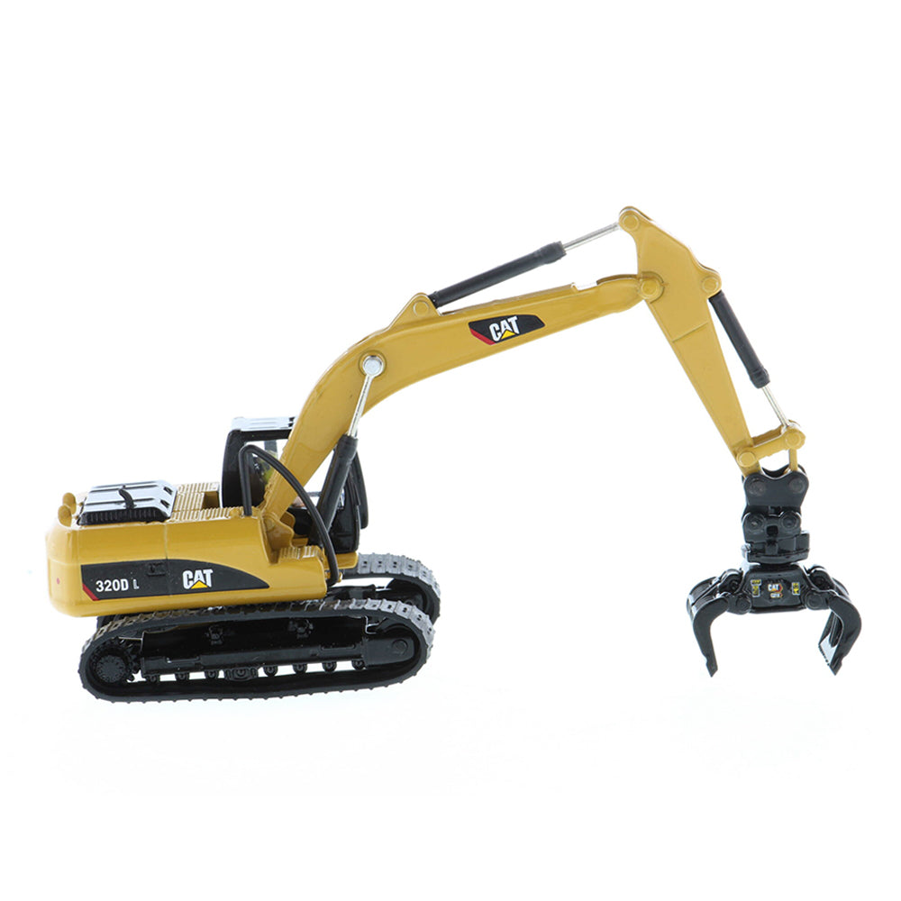 Diecast Masters 1:87 Scale Cat 320D L Hydraulic Excavator & Tools High Line HO Series