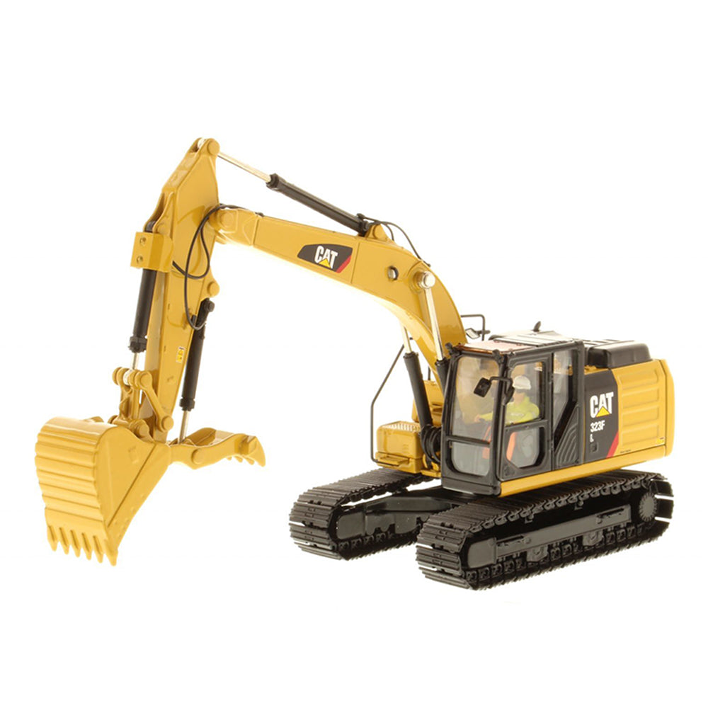 Diecast Masters 1:50 Scale Cat 323F L Hydraulic Excavator High Line Series & Operator