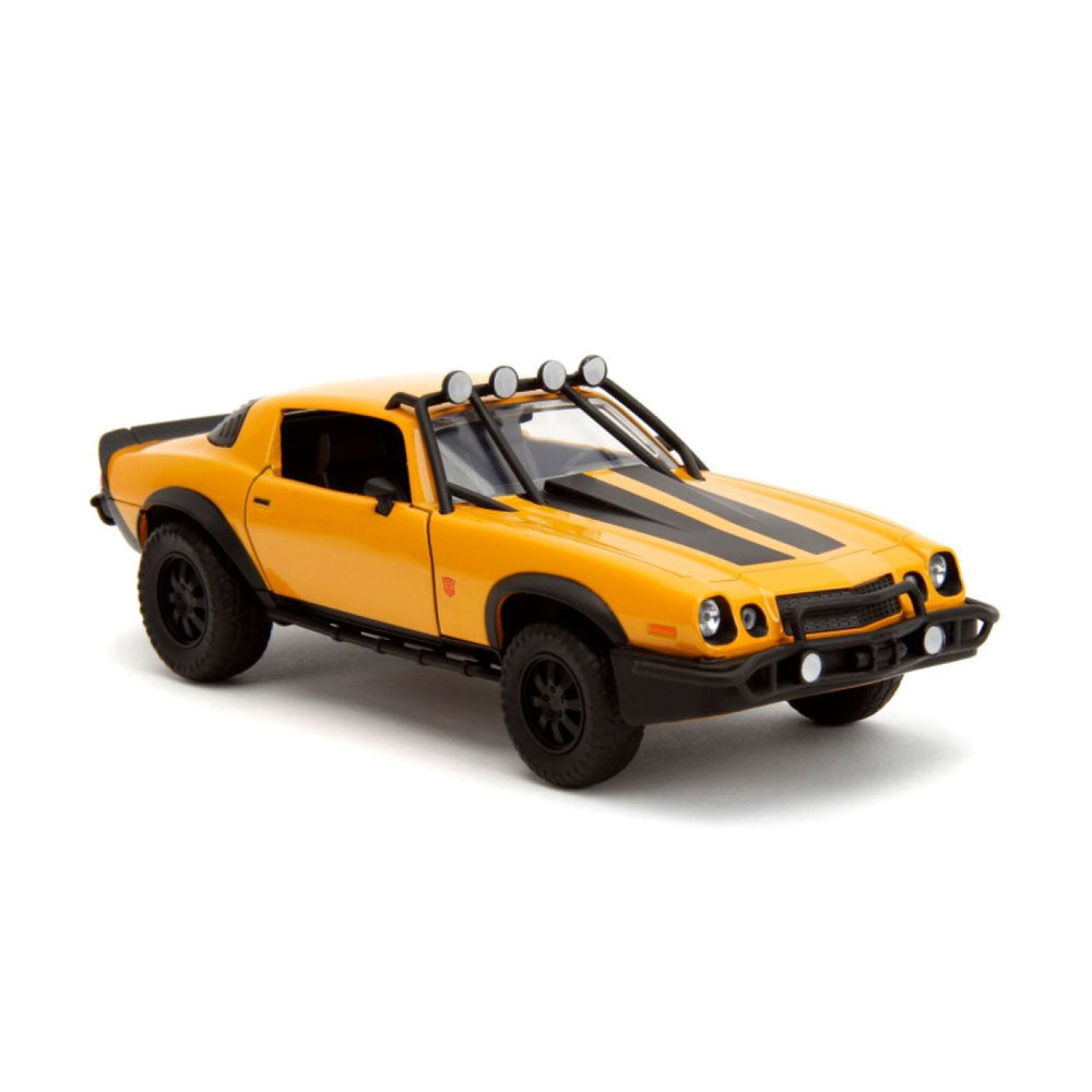 Jada 1:24 Scale Transformers 1977 Chevrolet Camaro Bumblebee Diecast Car Model