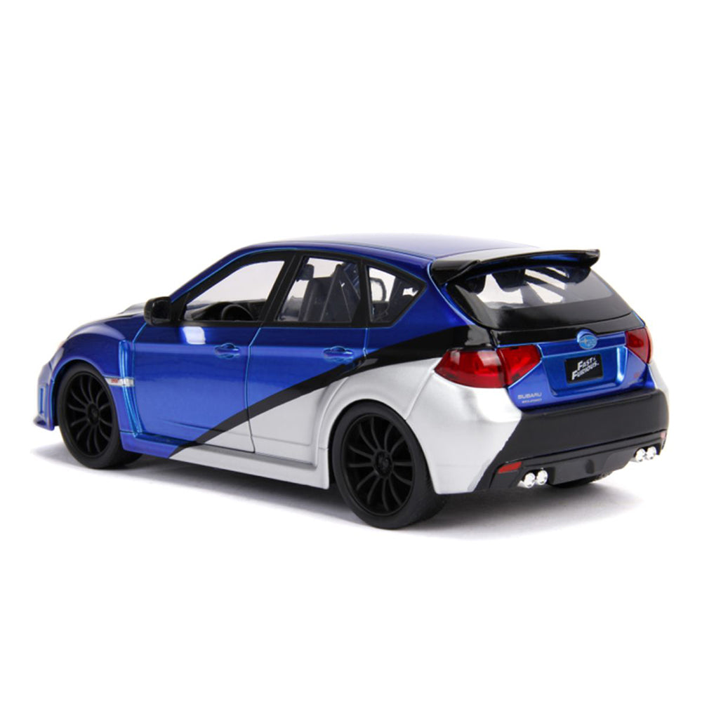 Jada 1:24 Scale Fast & Furious 2012 Brian's Subaru Impreza WRX STI Diecast Car