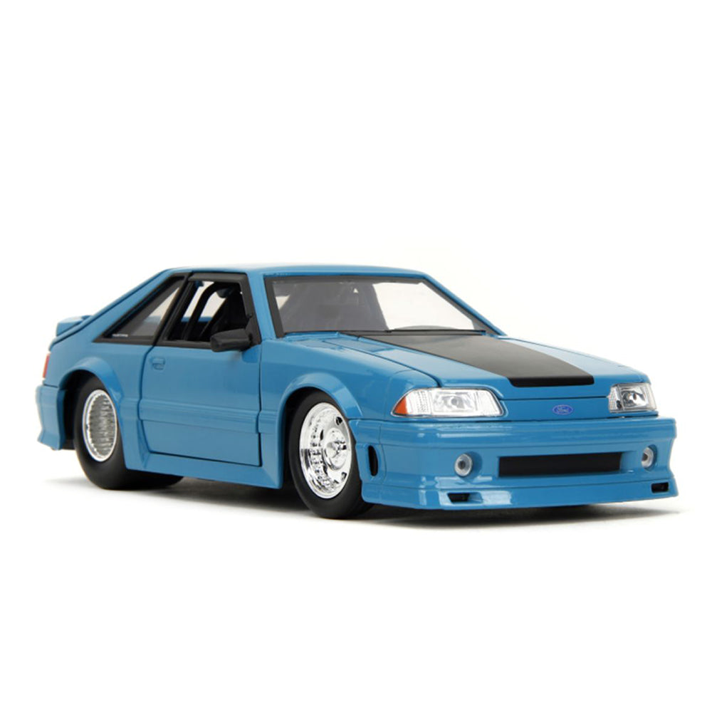 Jada 1:24 Scale Fast & Furious 10 1989 Ford Mustang GT Blue Diecast Car Model