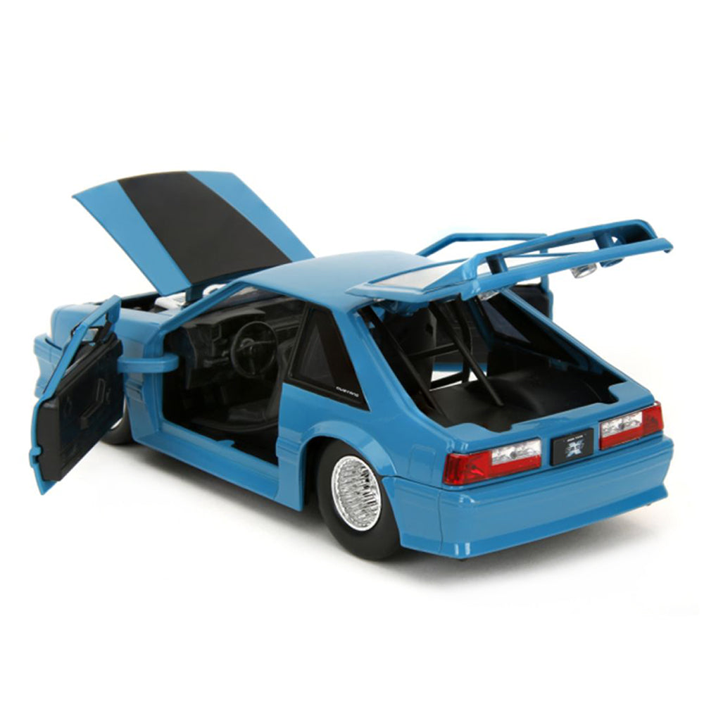 Jada 1:24 Scale Fast & Furious 10 1989 Ford Mustang GT Blue Diecast Car Model