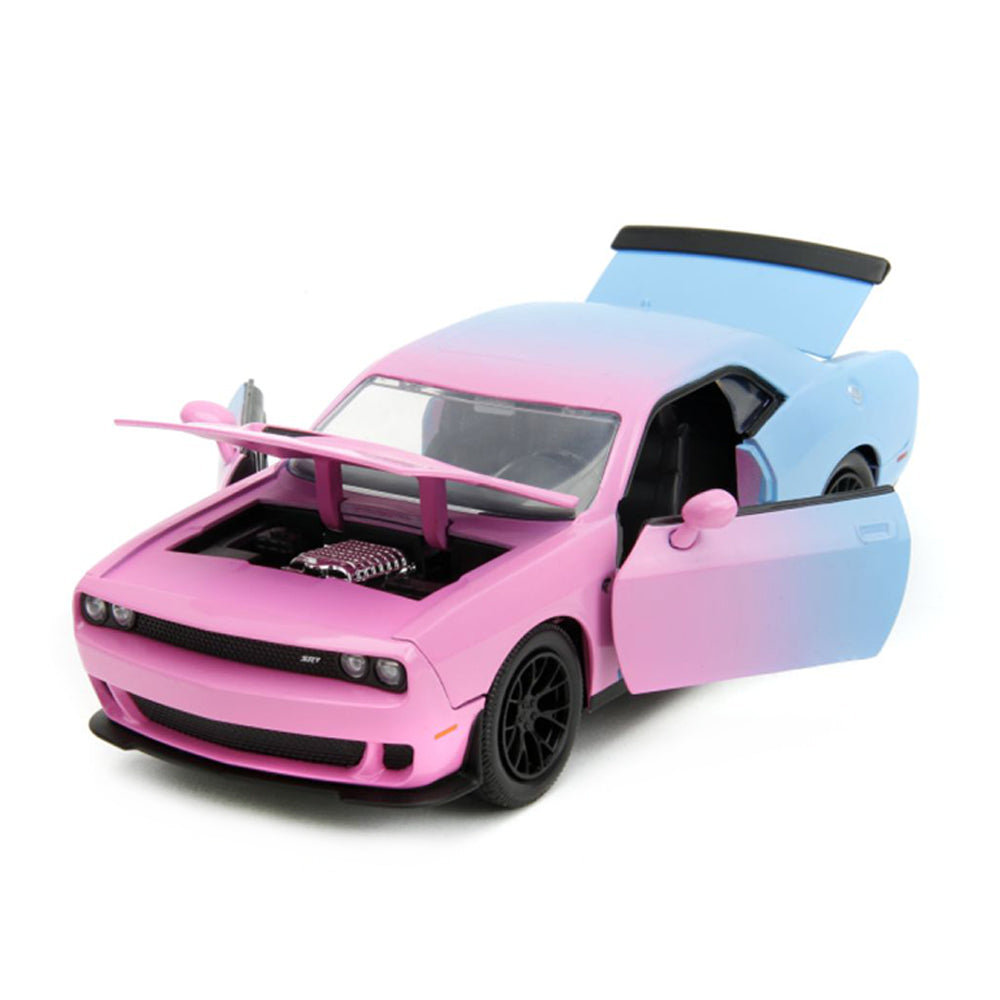 Jada 1:24 Scale Pink Slips 2015 Dodge Challenger SRT Hellcat Diecast Car Model