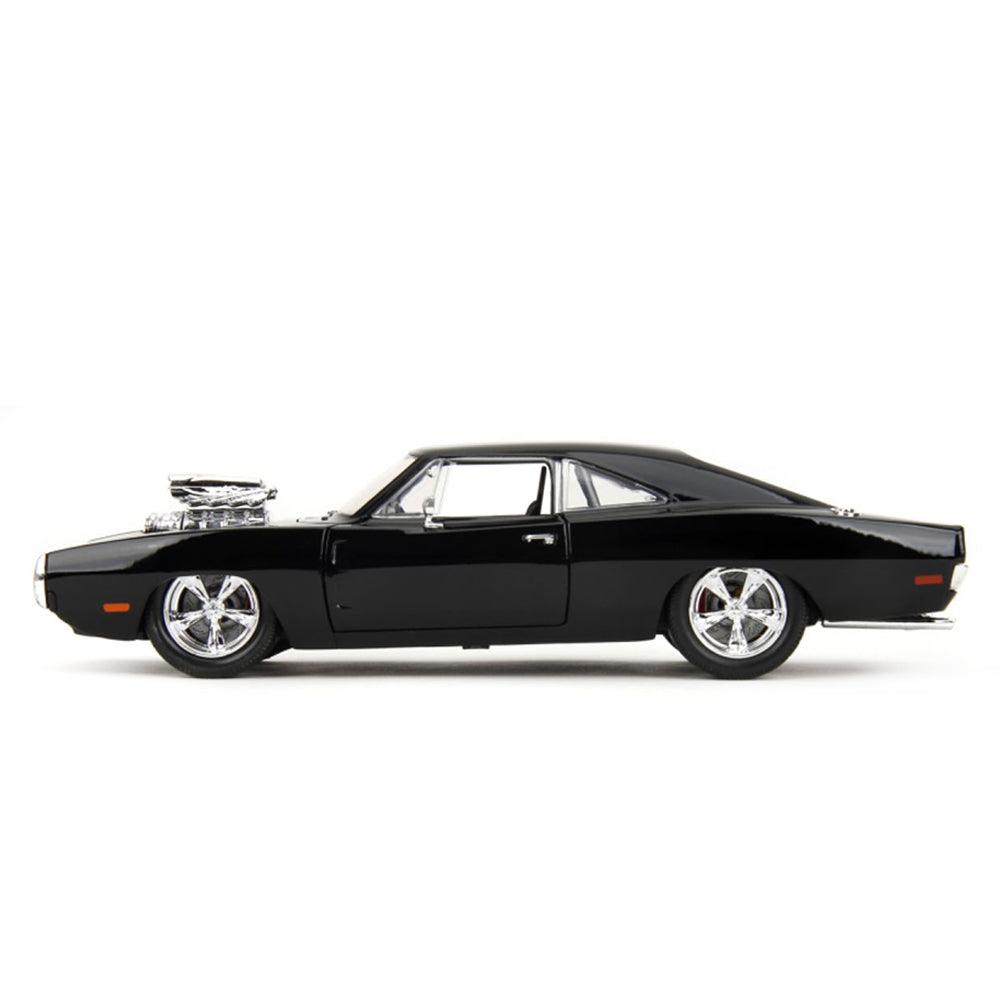Jada 1:24 Scale Fast & Furious 1970 Dodge Charger Black Diecast Car Model