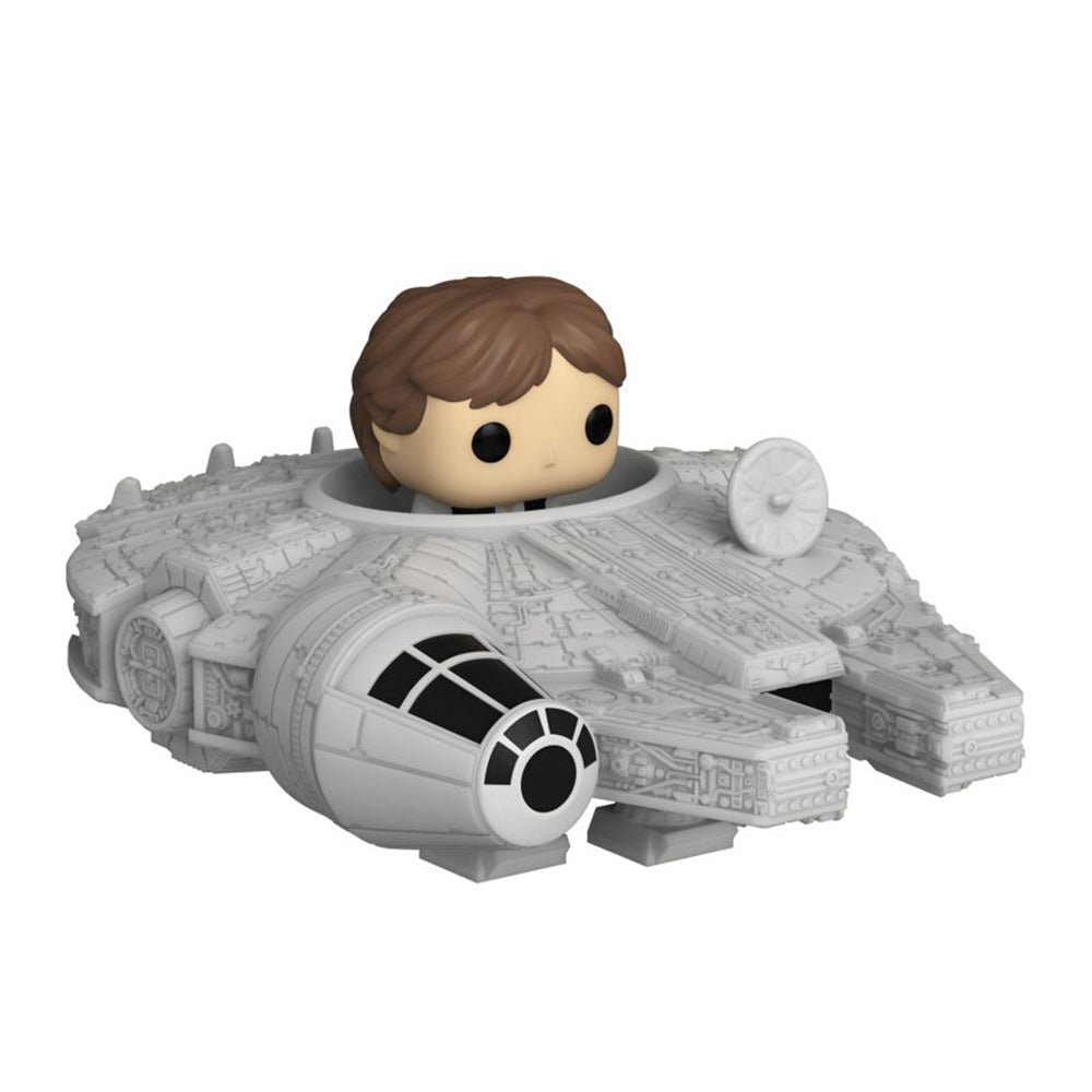 Funko Star Wars Han Solo With Millenium Falcon Bitty Pop! Ride Collectible